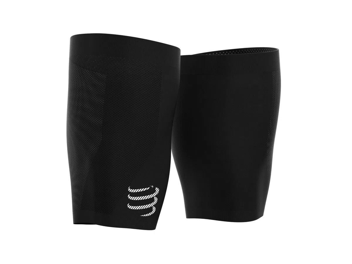 Compressport Under Control Quad Manchon de compression cuisse Adulte Unisexe, Noir