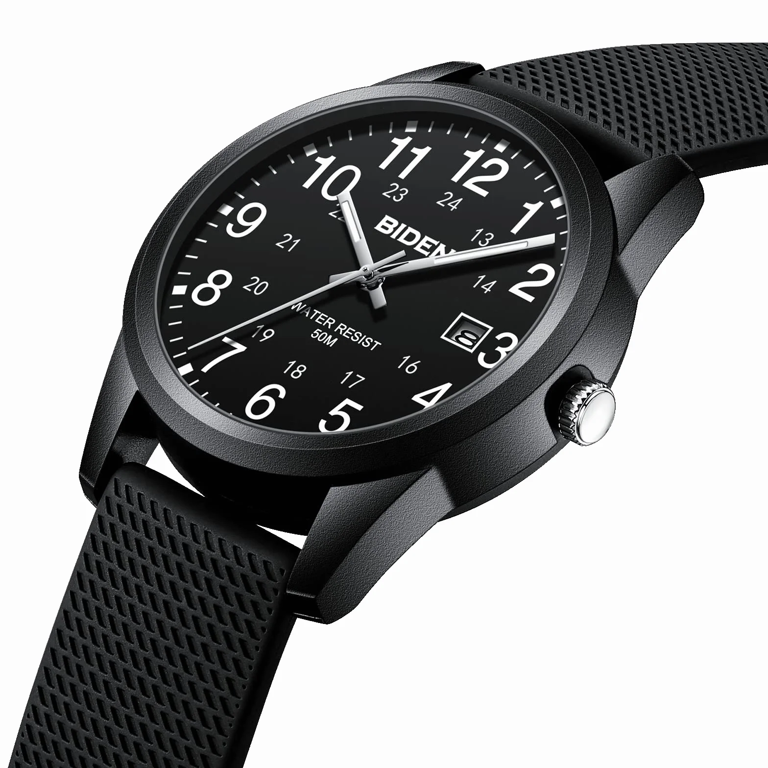 LN LENQIN Montre Homme Montres Bracelets Etanche Design Analogique Lumineuses Cadran Calendrie Fashion Homme Silicone Band