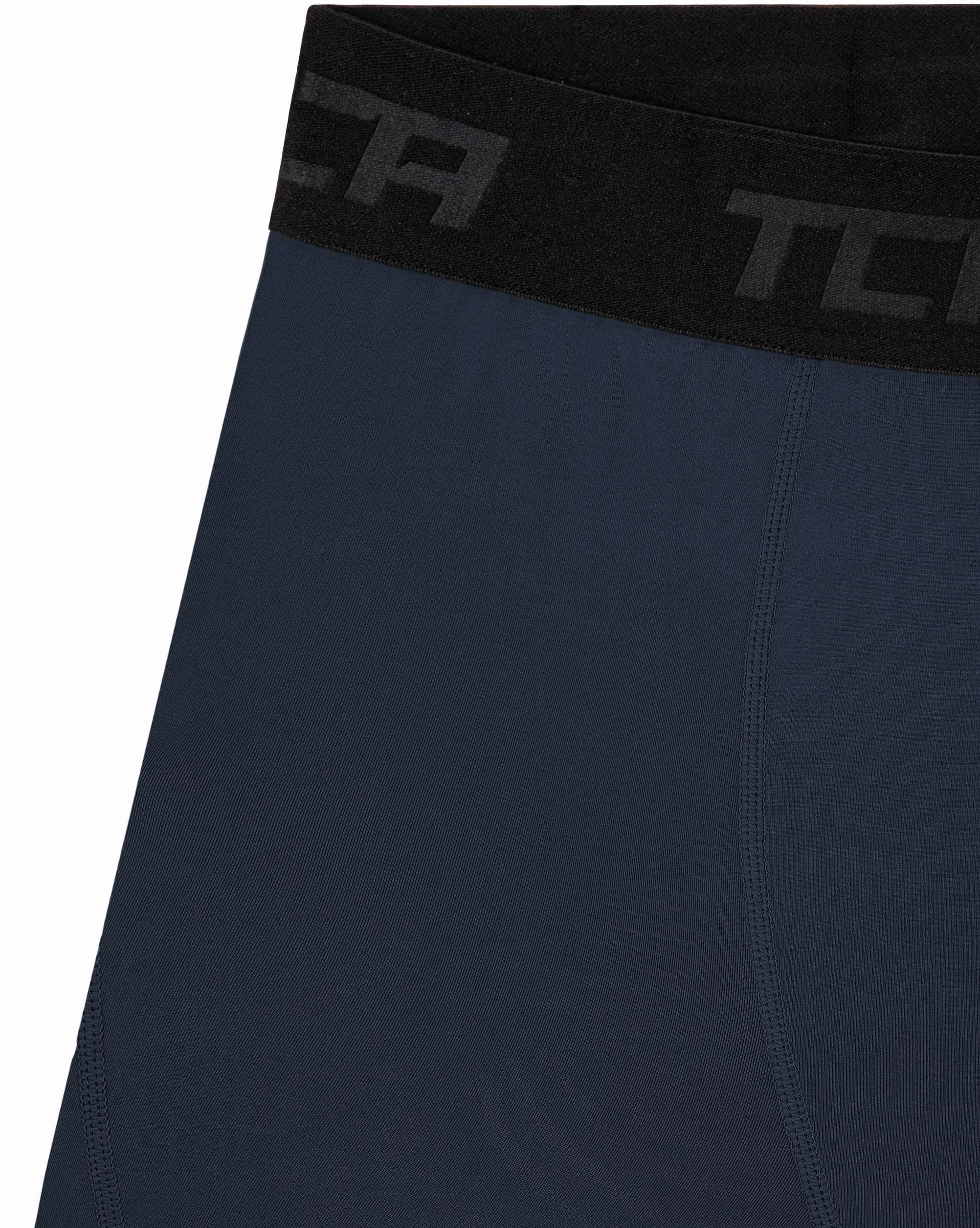 TCA Garçon Pro Performance Leggings Thermique Baselayer Pantalon - Bleu Foncé, 10-12 Ans