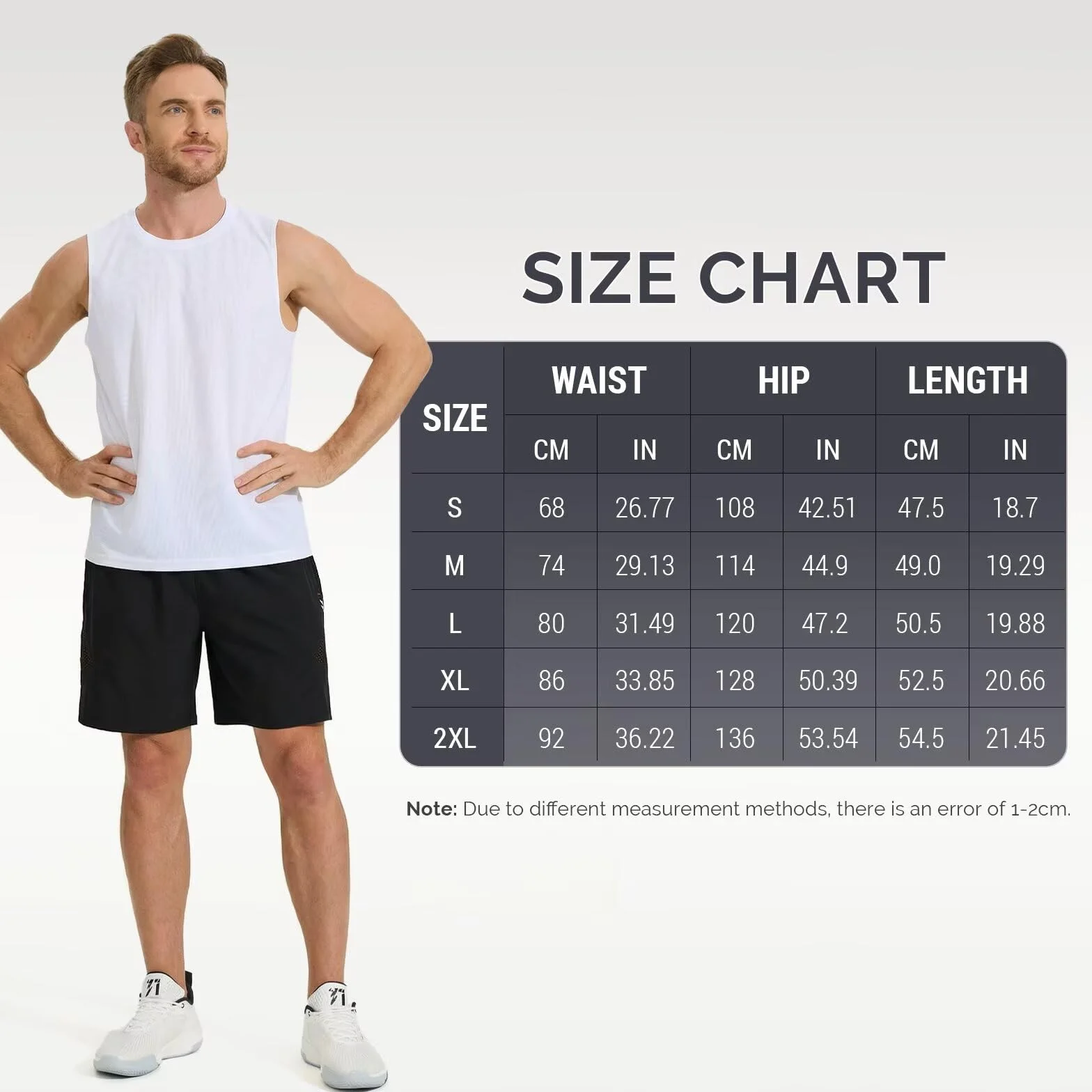 Short de Sport pour Homme avec Poche Zippée Sport Tennis Séchage Rapide Shorts de Course à Pied