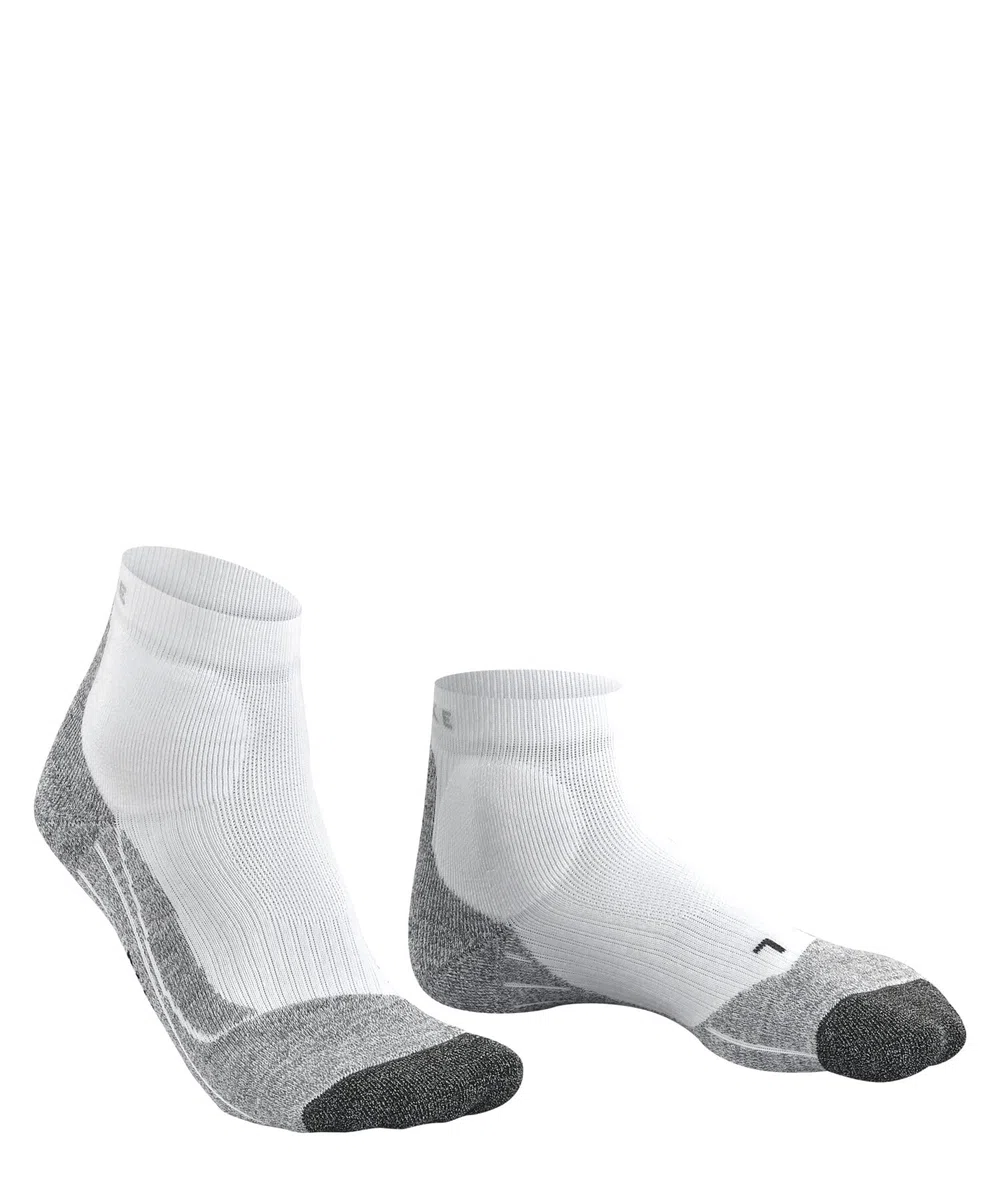 FALKE homme TE2 Short chaussettes de tennis rembourrage moyen support de la cheville anti-ampoule conçues pour les cours en dur séchage rapide respirantes coton fil fonctionnel 1 paire