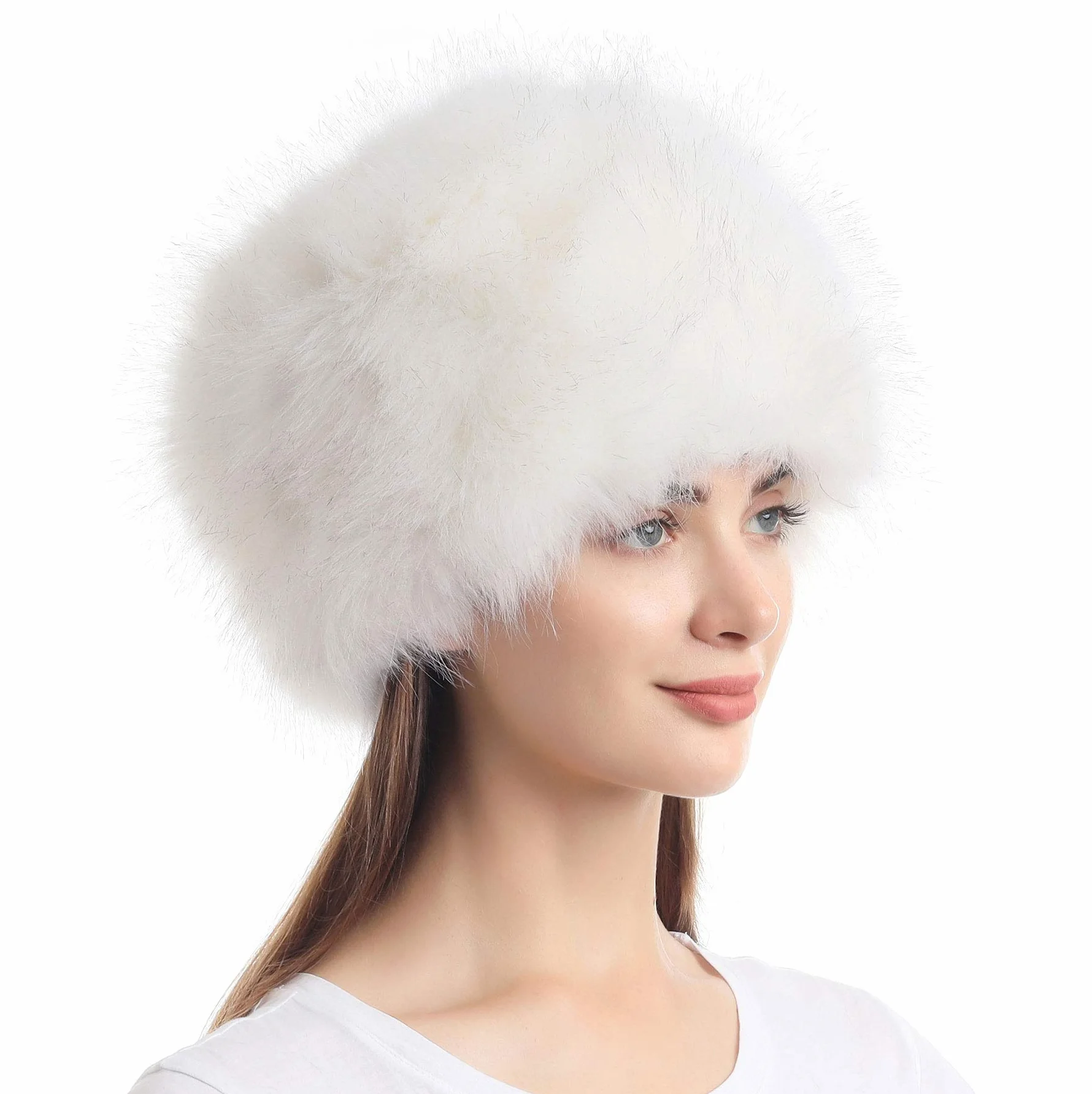 soul young Femmes Glamorous Fausse Fourrure Russe Chapka Hiver