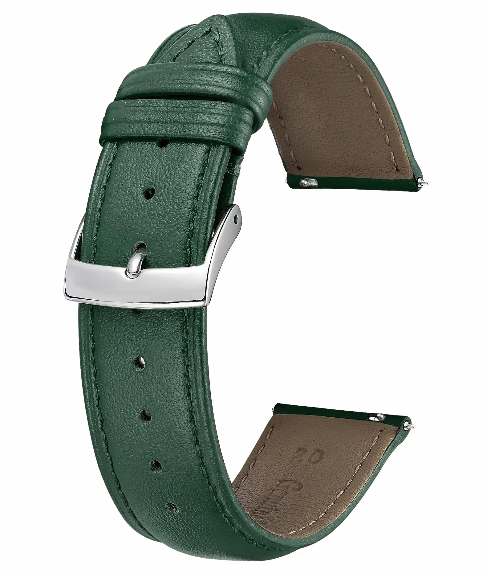 BINLUN Bracelet de Montre en Cuir Multicolore Remplacement Bracelets Montres à Dégagement Rapide pour Homme Femme Mode Watch Strap pour Montre Connectées 12mm 14mm 16mm 18mm 19mm 20mm 21mm 22mm