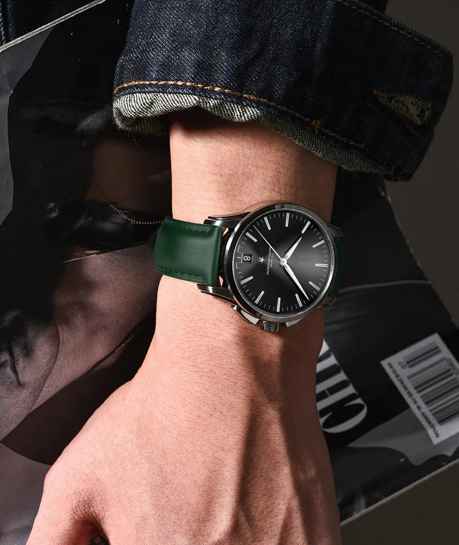 BINLUN Bracelet de Montre en Cuir Multicolore Remplacement Bracelets Montres à Dégagement Rapide pour Homme Femme Mode Watch Strap pour Montre Connectées 12mm 14mm 16mm 18mm 19mm 20mm 21mm 22mm