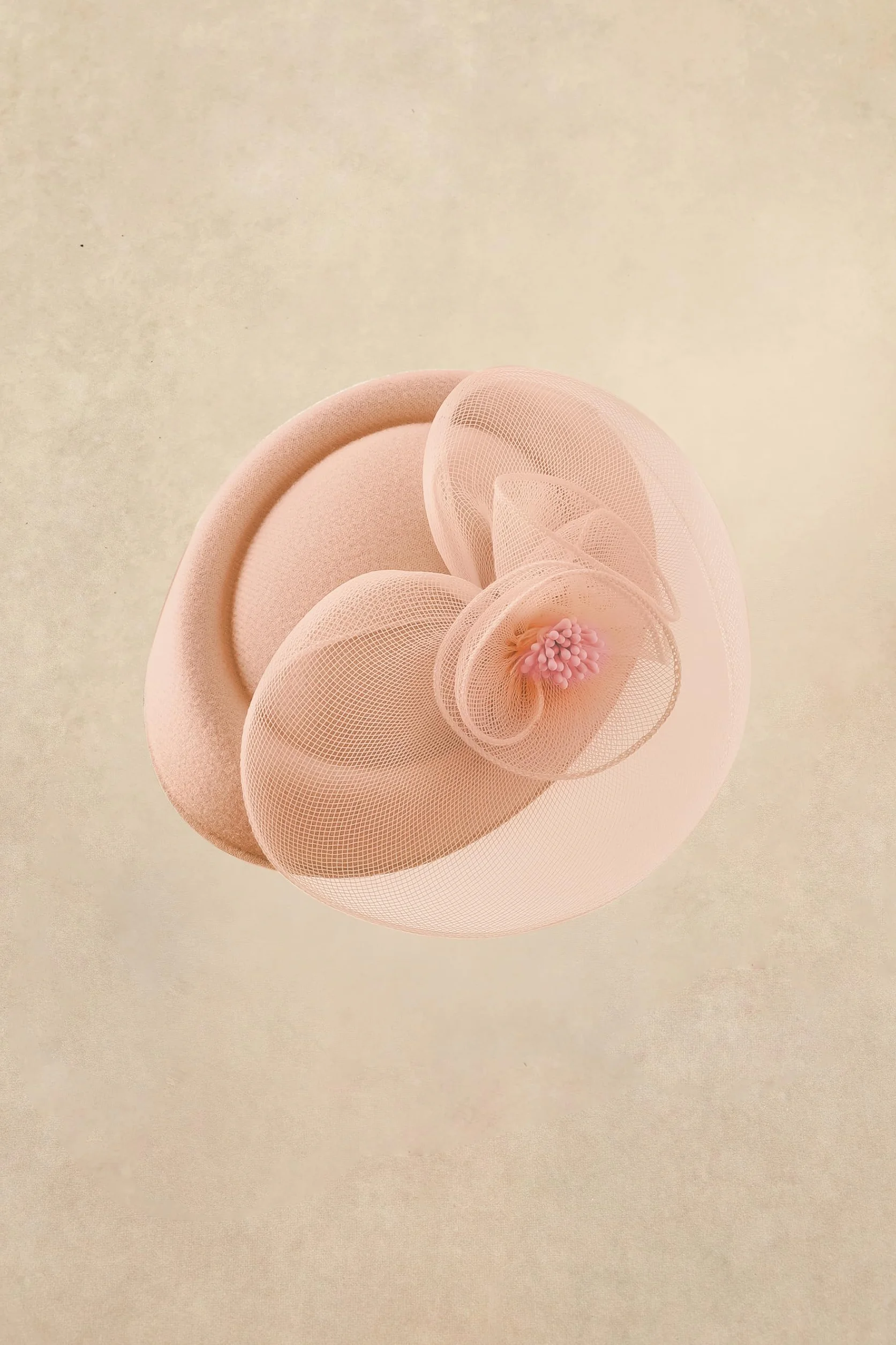 BABEYOND Chapeau bibi pour femme, élégant couvre-chef avec fleurs en maille et pince à cheveux pour mariage, jour de course, cocktail