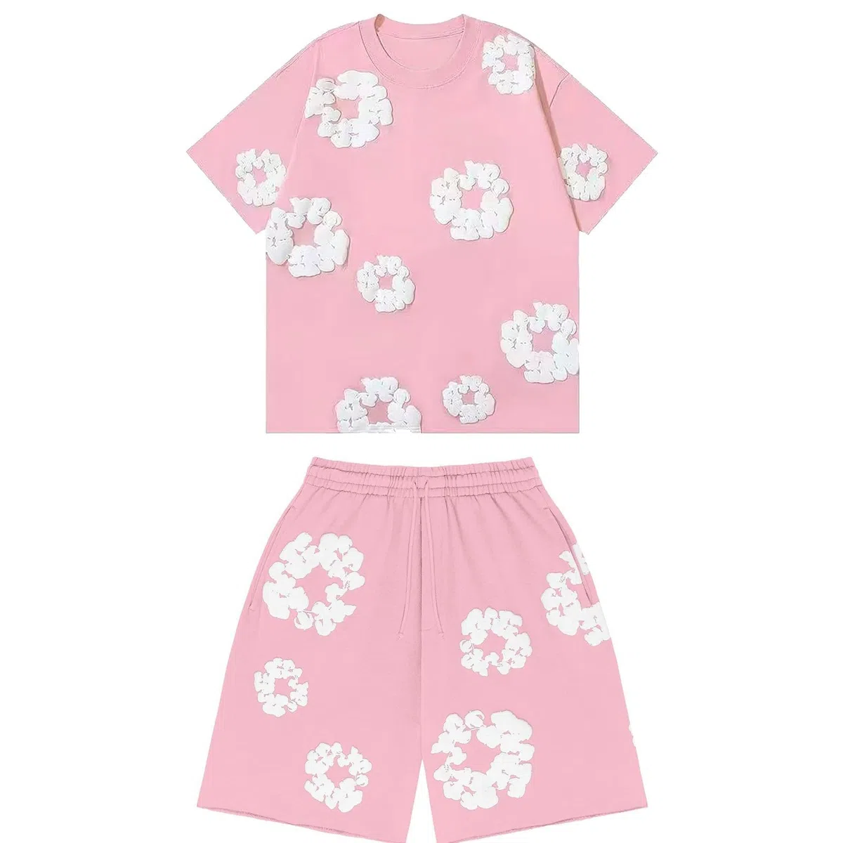 Ensemble t-shirt et short pour enfant - 2 pièces - Survêtement d'été - Survêtement de jogging Y2K - Streetwear - T-shirt à manches courtes et pantalon court - Survêtement de sport pour garçon