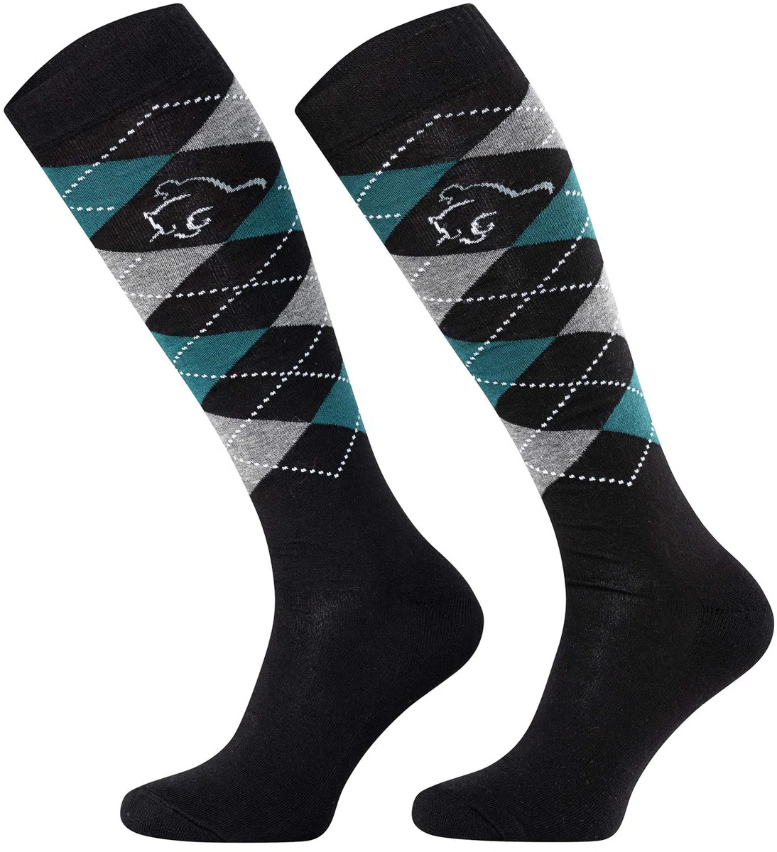 TODO Comodo Chaussettes d'équitation Carreaux STPDJ | Mi-Bas d'équitation | Coton Chaussette Equitation Femme, Enfant, Homme