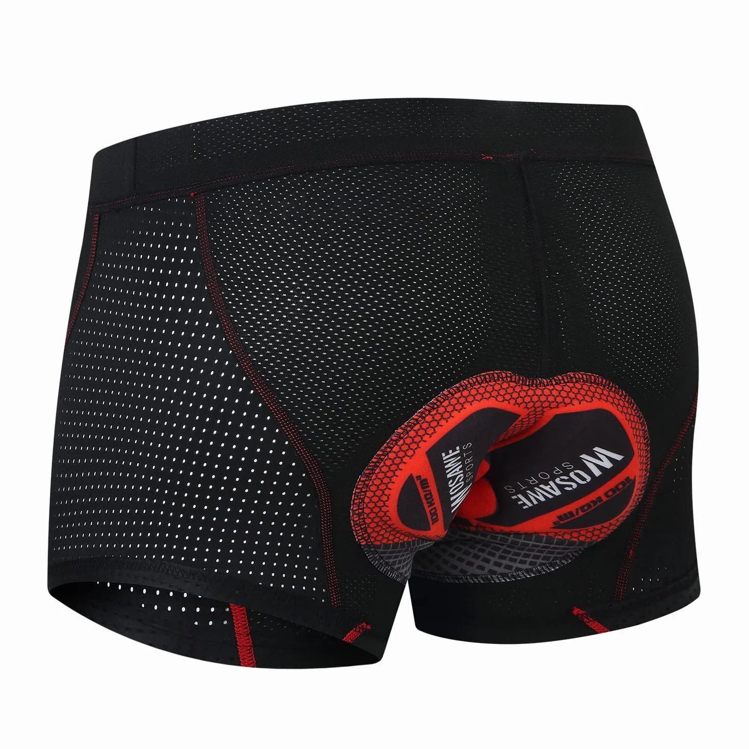 WOSAWE Boxer de cyclisme rembourré pour homme